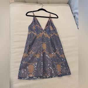 Sequin free people cocktail dress